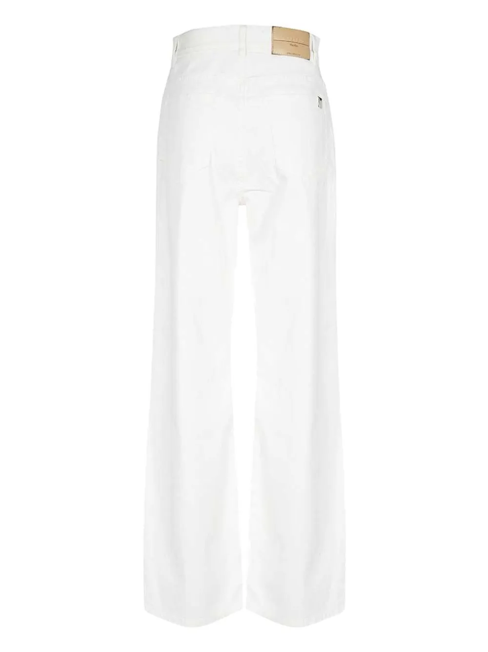 Weekend Max Mara logo-embellished classic-five pockets jeans - Wit