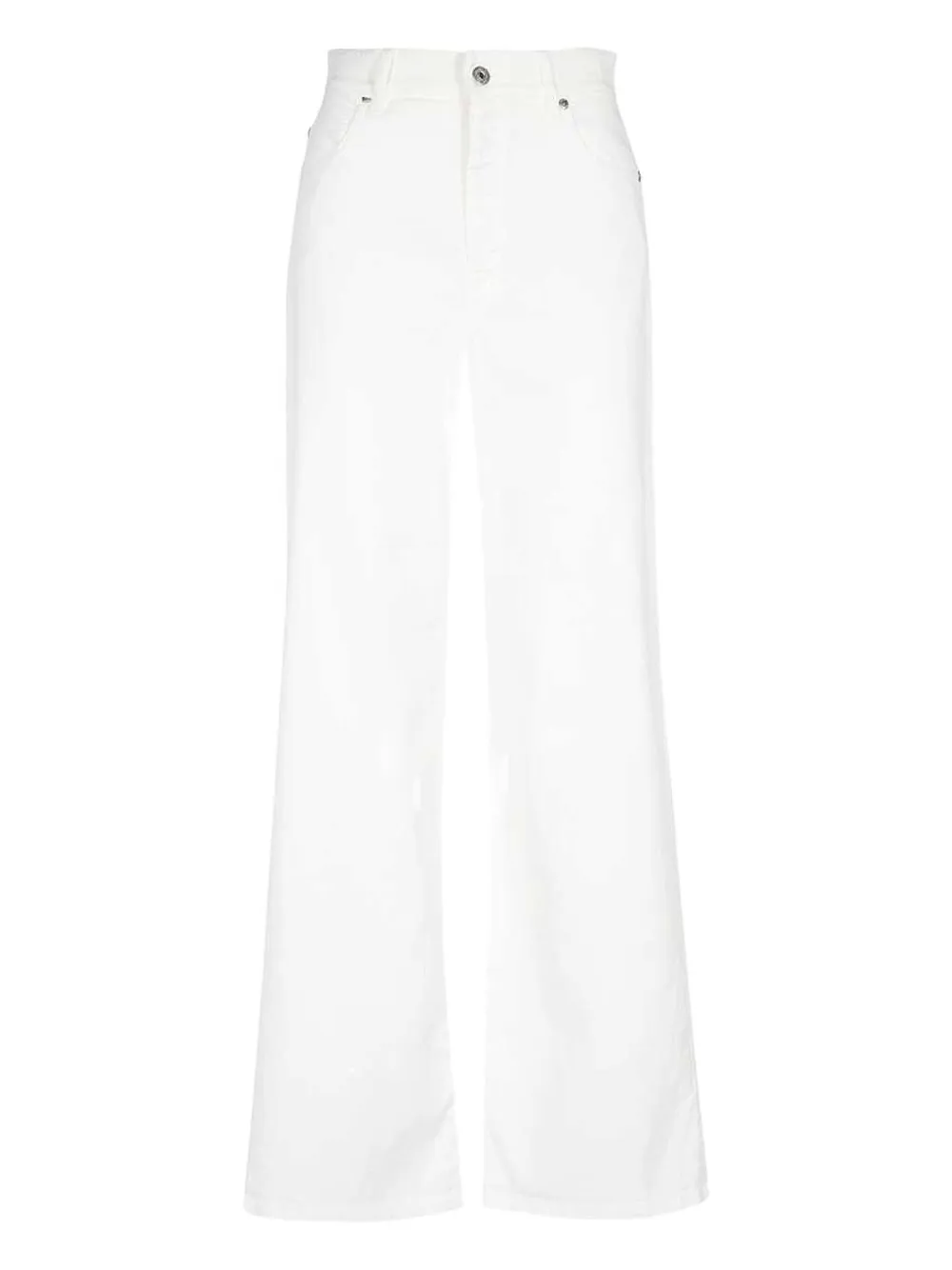 Weekend Max Mara logo-embellished classic-five pockets jeans Wit