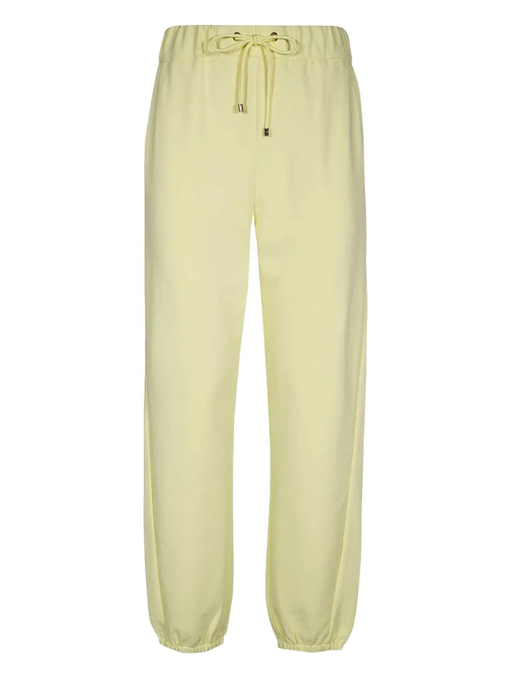 Max Mara elasticated-cuff trousers Geel