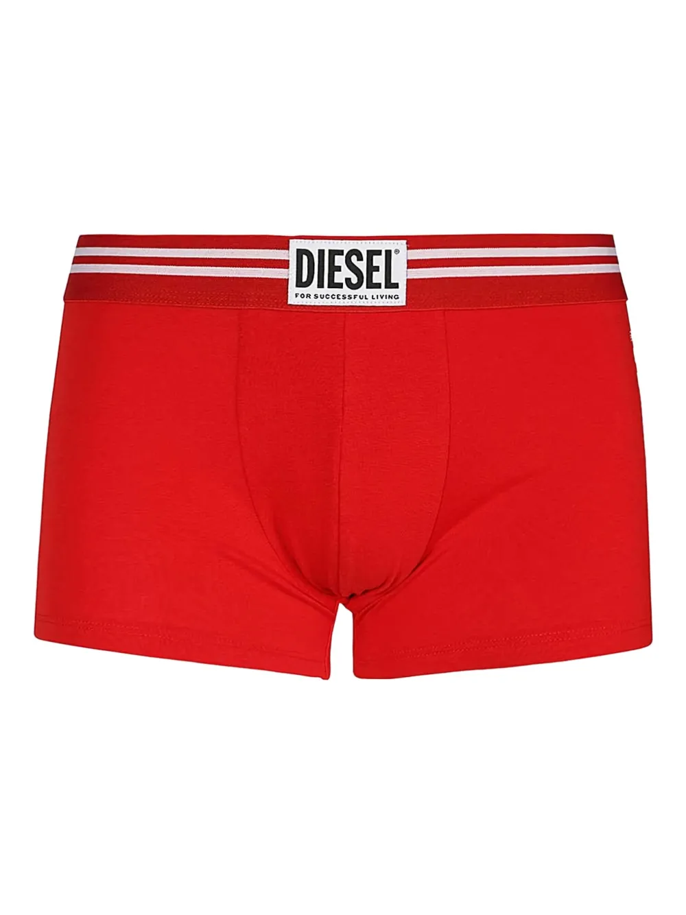 Diesel traje de baño elástico con logo | rojo | Image 1