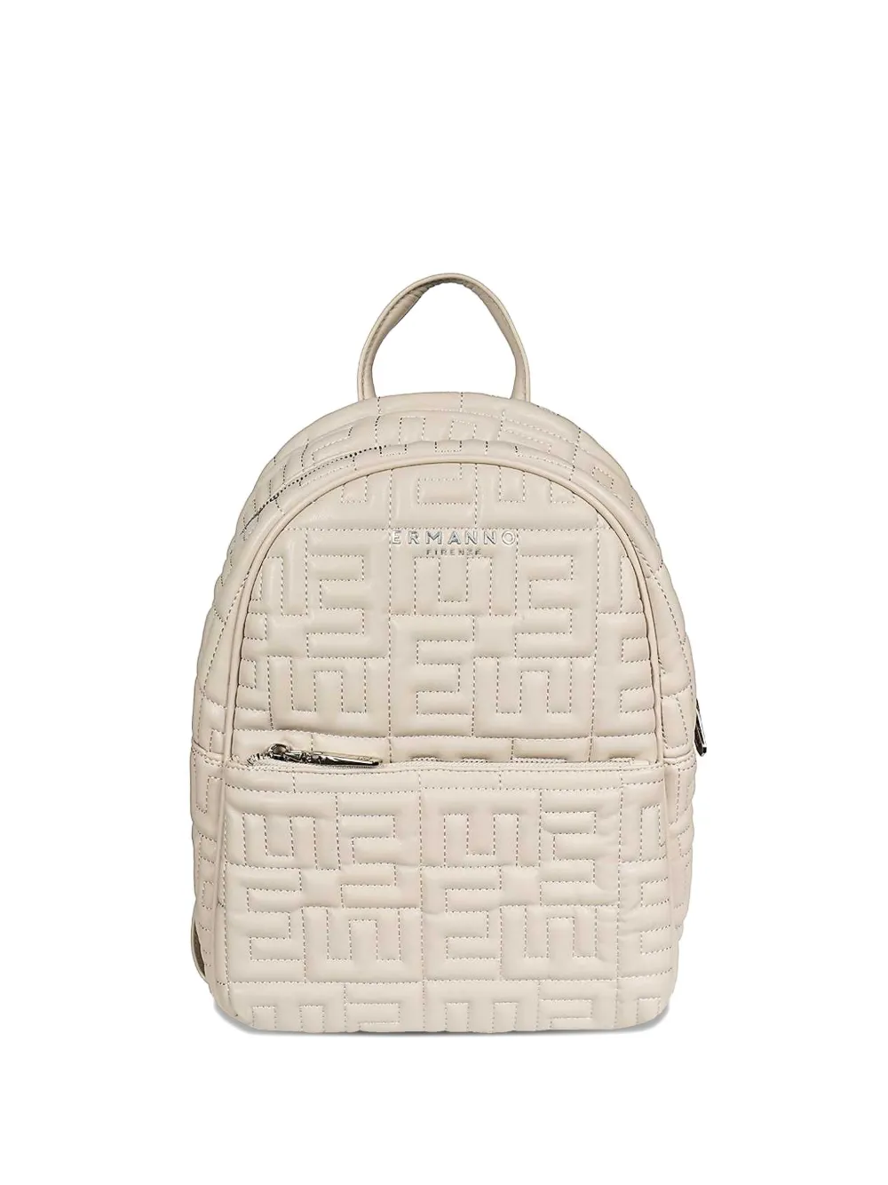 Ermanno Scervino Gewatteerde rugzak met monogram Beige