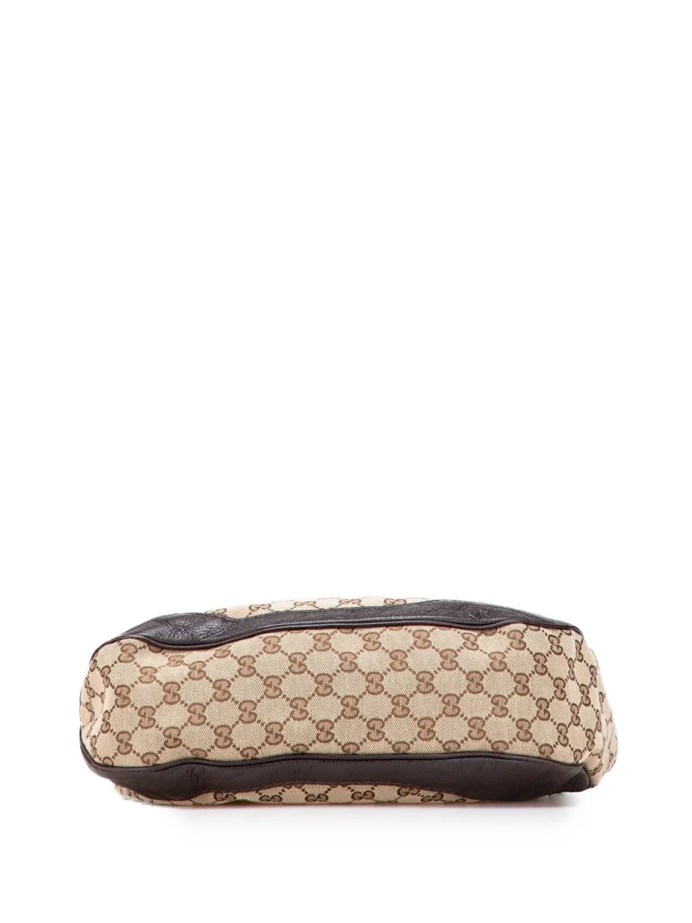 Pre-owned Gucci 2000-2015 Gg Canvas Charlotte Crossbody Bag In Brown