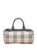 Burberry Pre-Owned 2000-2017 House Check Canvas Barrel handbag - Brown