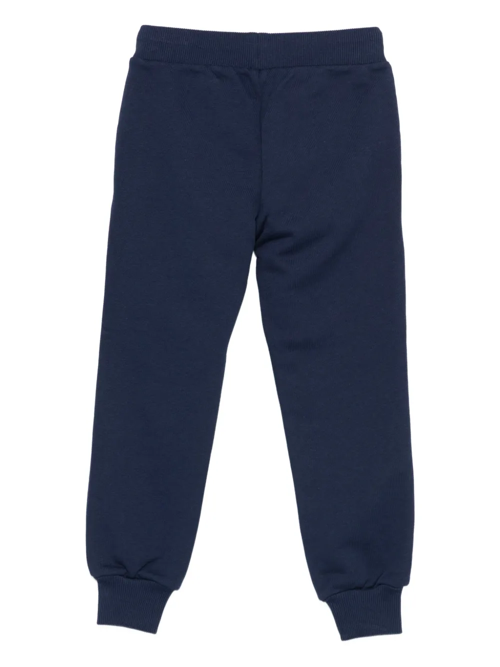 Moschino Kids Trainingsshorts met logoprint Blauw