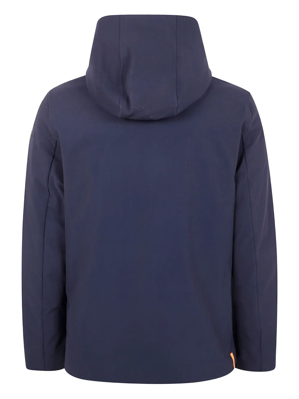 Rrd Minimalist Deep Blue Hooded Jacket With Zippered Pockets In Blue