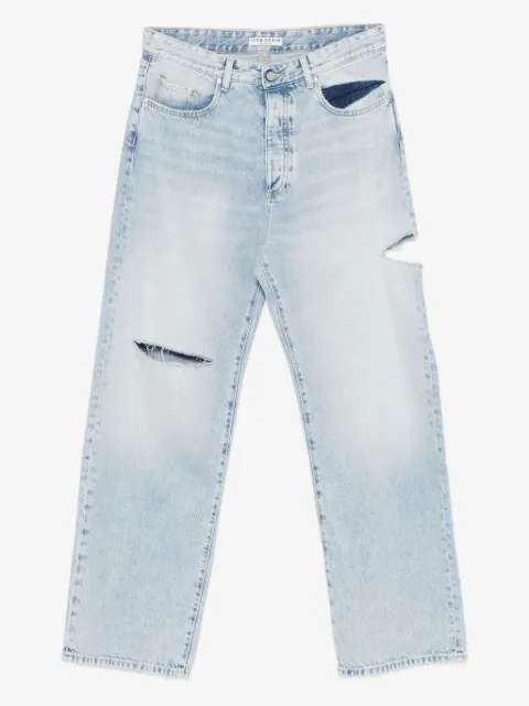 ICON DENIM distressed faded jeans