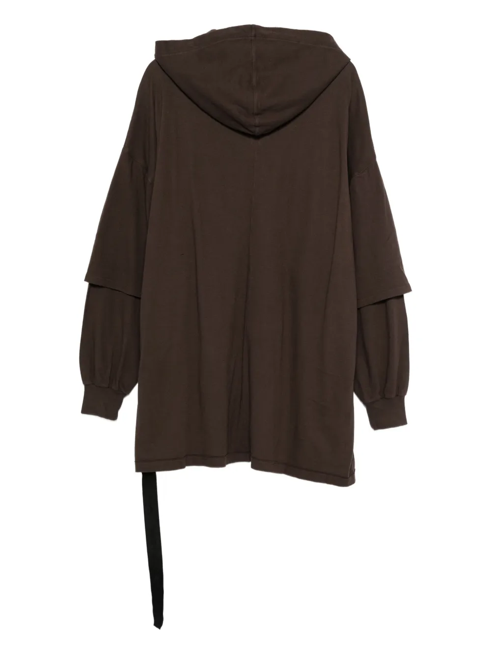 Rick Owens Drkshdw Lightweight Relaxed Fit Hoodie In Brown