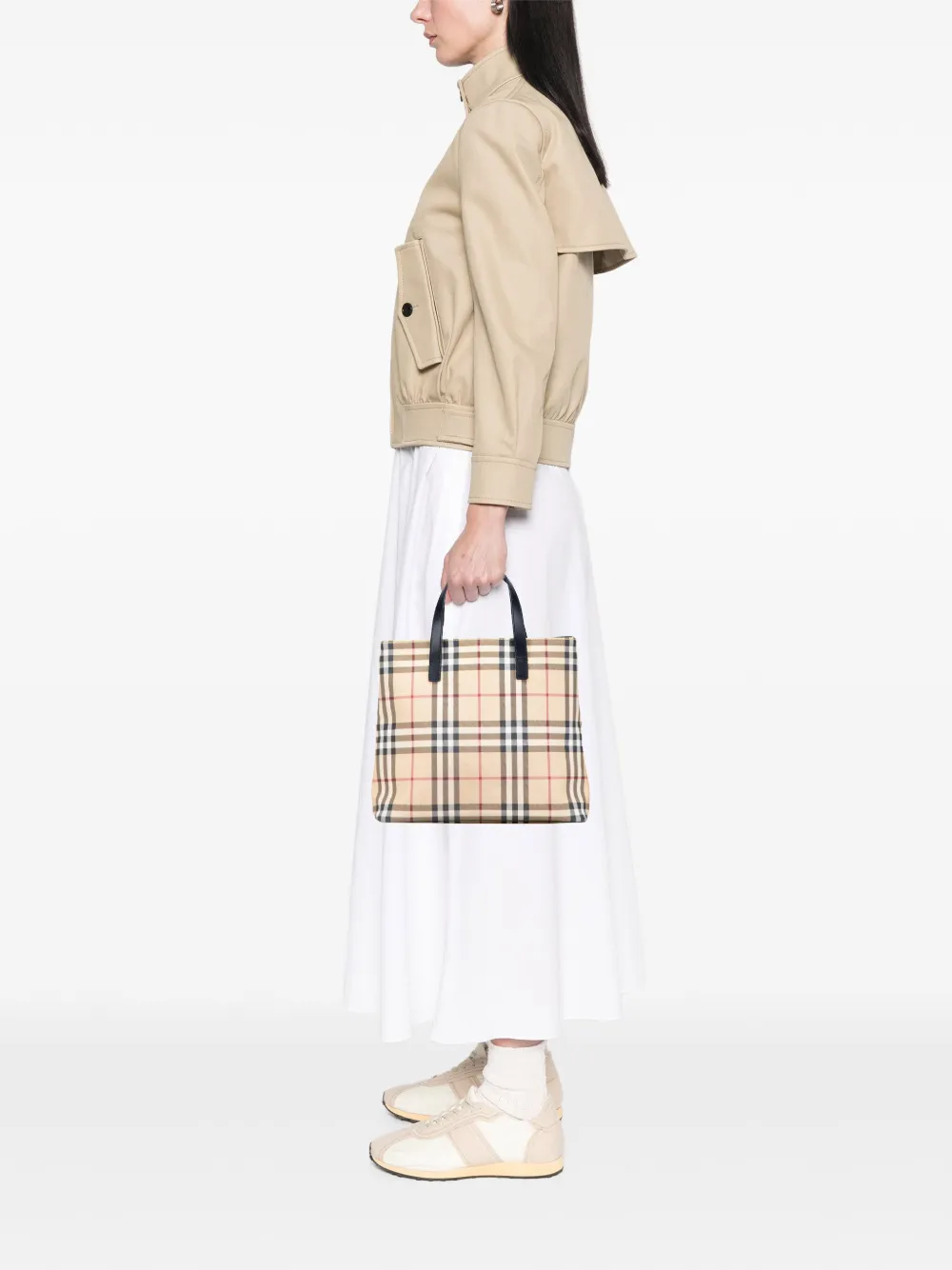 Burberry Pre-Owned 2000-2017 House Check Canvas tote bag | Pre-Owned | Image 2