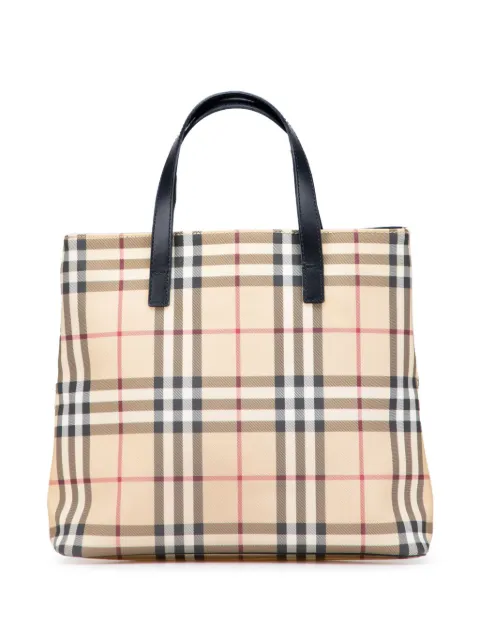 Burberry Pre-Owned 2000-2017 House Check Canvas tote bag