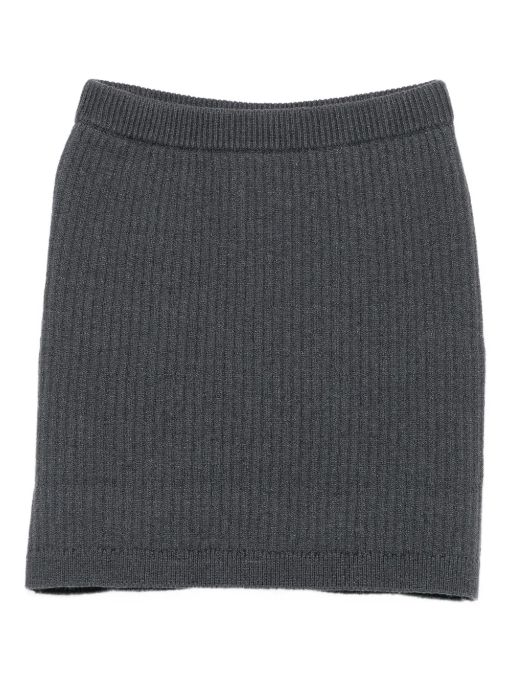JW Anderson logo-plaque cable-knit mini skirt | Fitted Skirts | Image 2