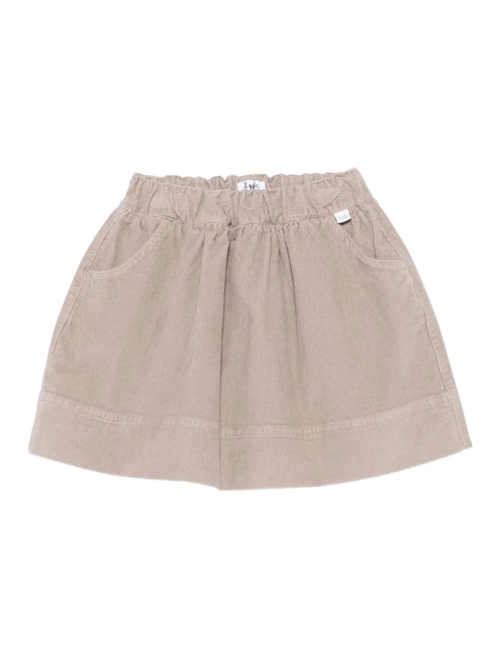 Il Gufo corduroy mini skirt | Neutrals | Image 1