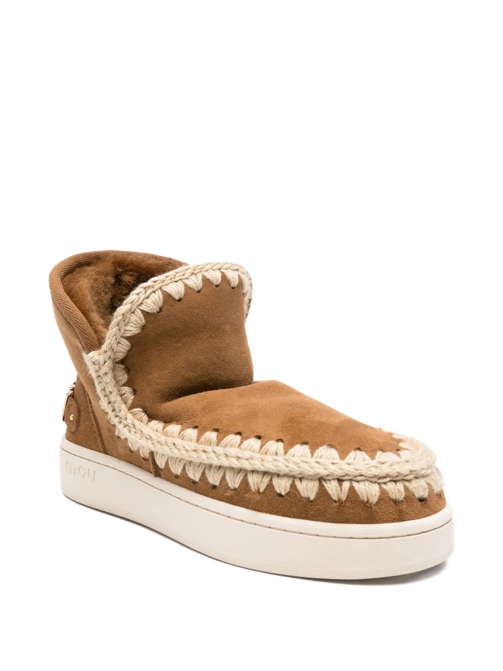 Mou braided-detail suede boots | Ankle Boots | Image 2