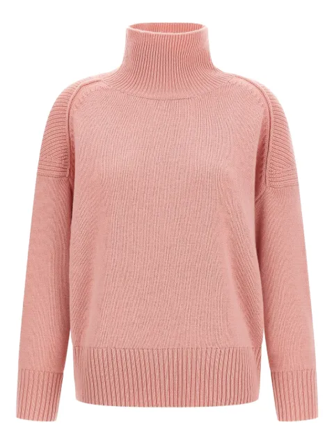 Alberto Biani high-neck ribbed cashmere sweater