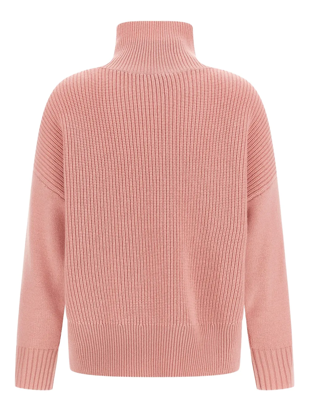 Alberto Biani Relaxed-fit Cashmere Sweater With High Neck In Pink