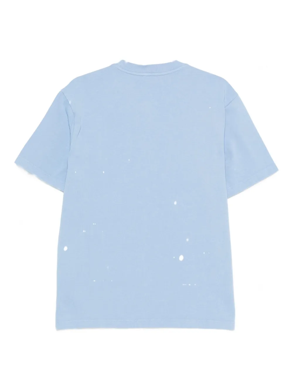 Autry Embroidered-logo Cotton T-shirt In Blue