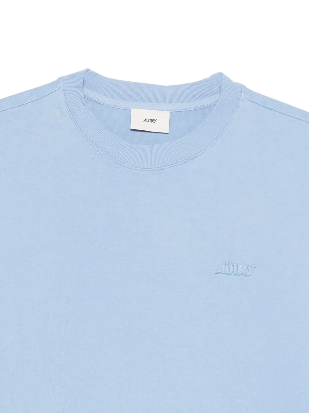 Autry T-shirt met geborduurd logo Blauw