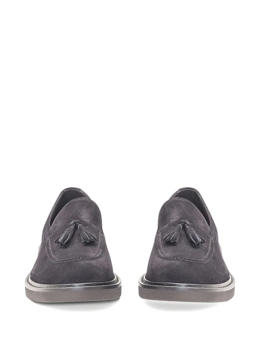 sturlini firenze tassel suede loafers Black