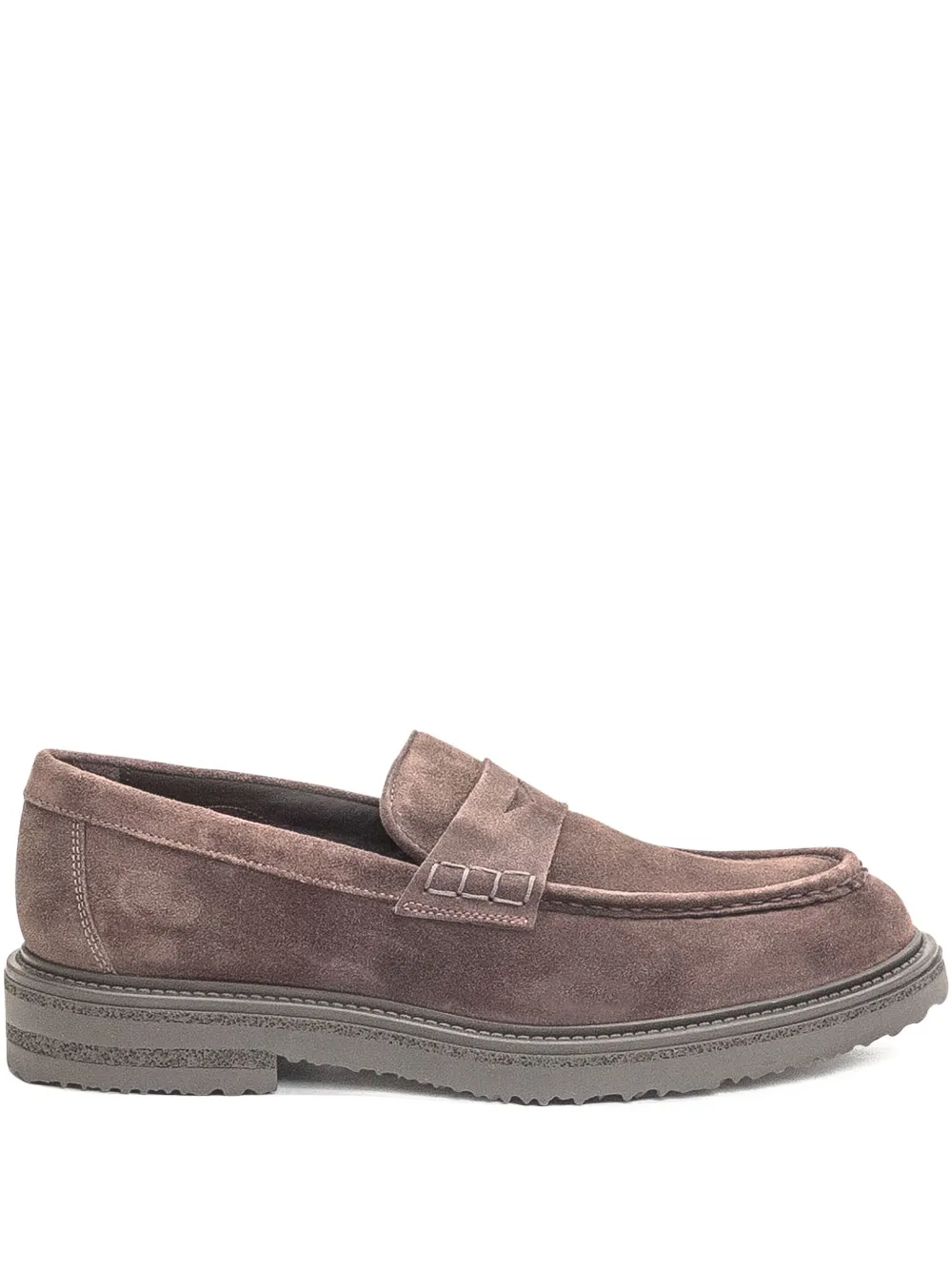 Sturlini firenze penny suede loafers Brown