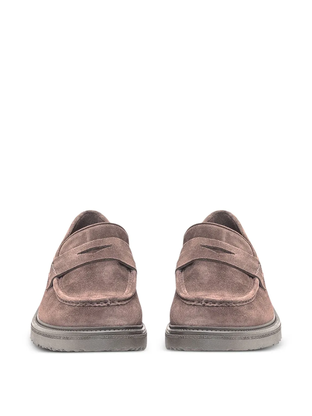sturlini firenze penny suede loafers Brown