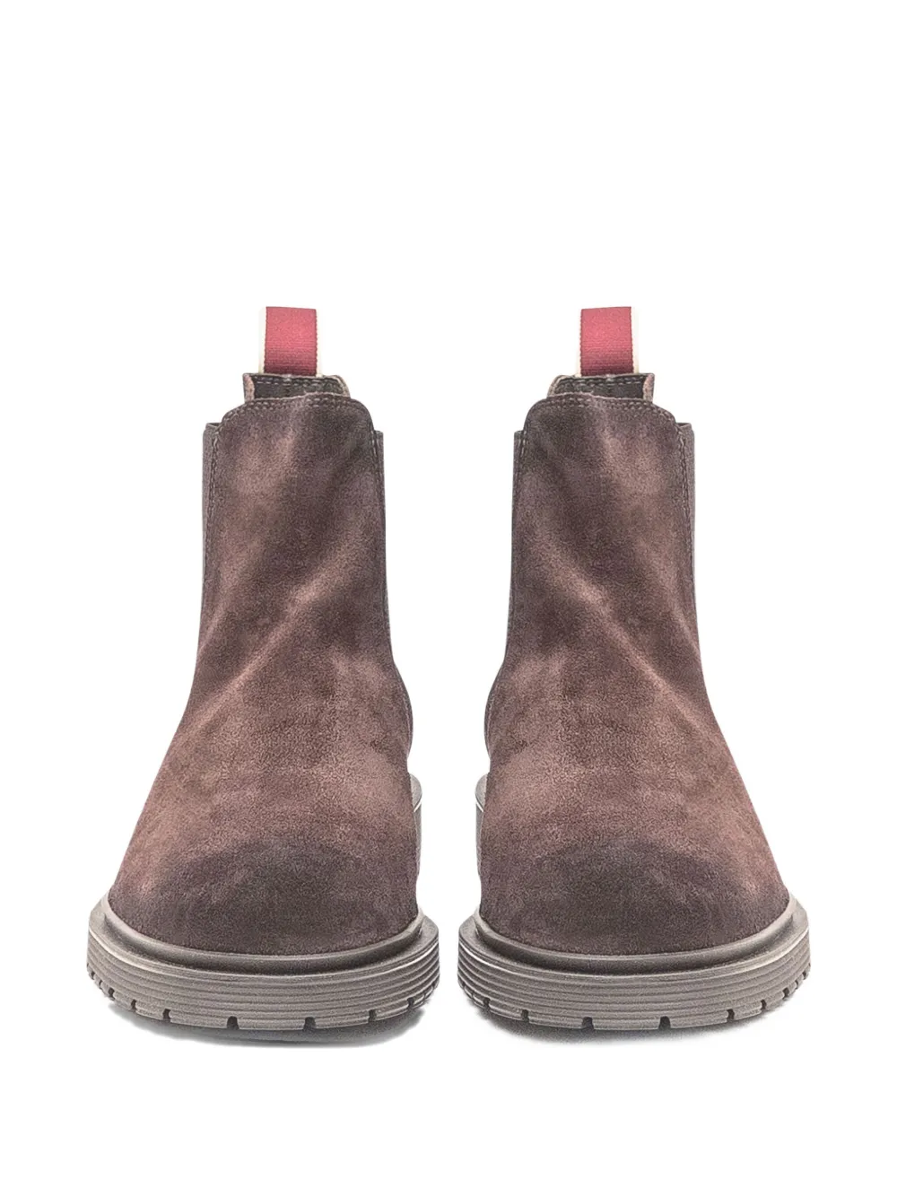 Sturlini Firenze Suede Chelsea Boots In Brown