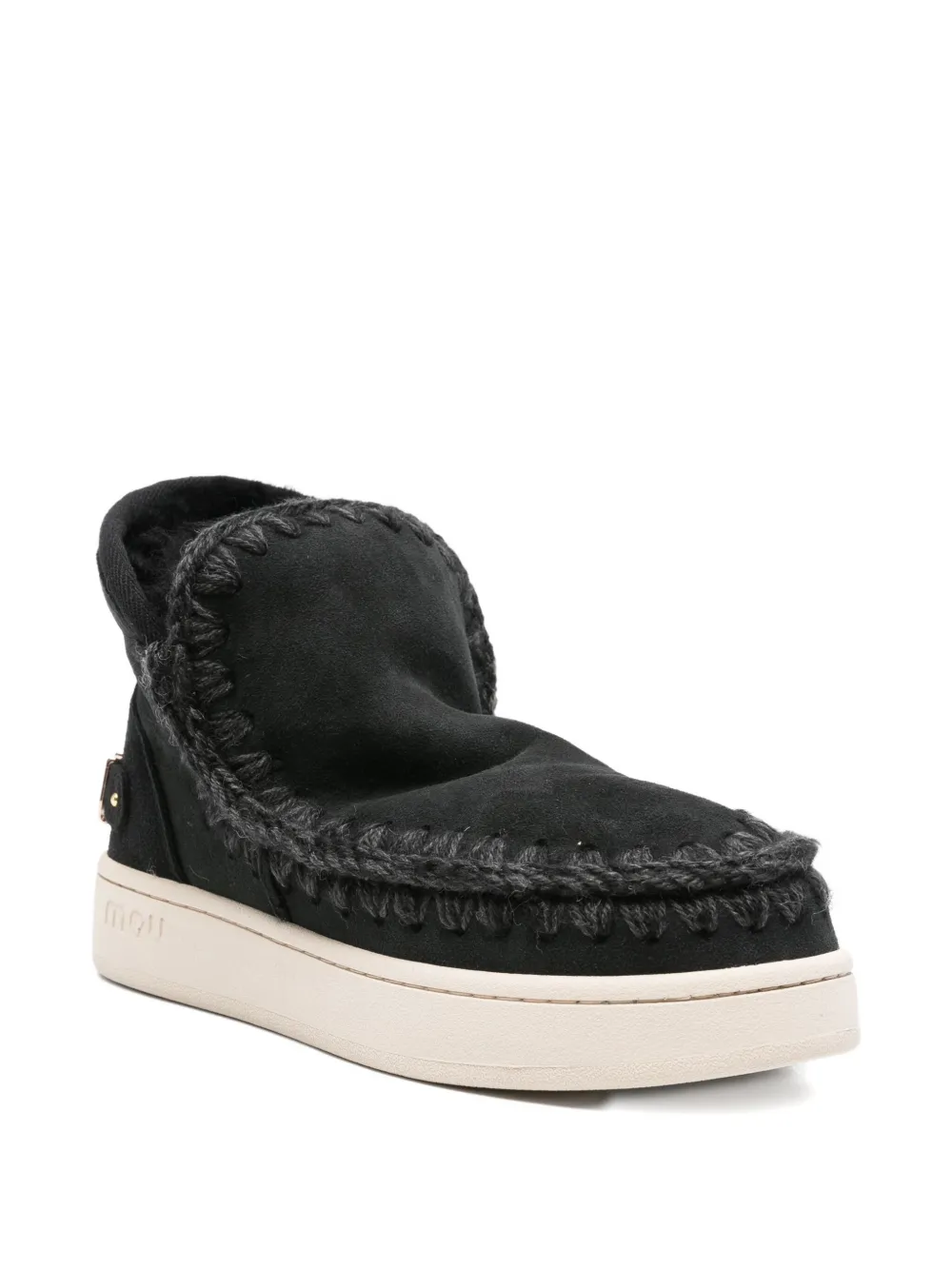 Mou braided-trim suede boots | Ankle Boots | Image 2