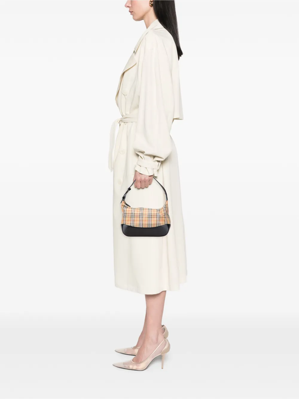 Burberry Pre-Owned 2000-2017 Haymarket Check Canvas shoulder bag | Pre-Owned | Image 2
