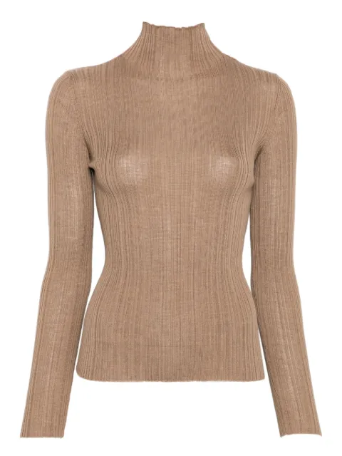 Agnona ribbed high-neck sweater