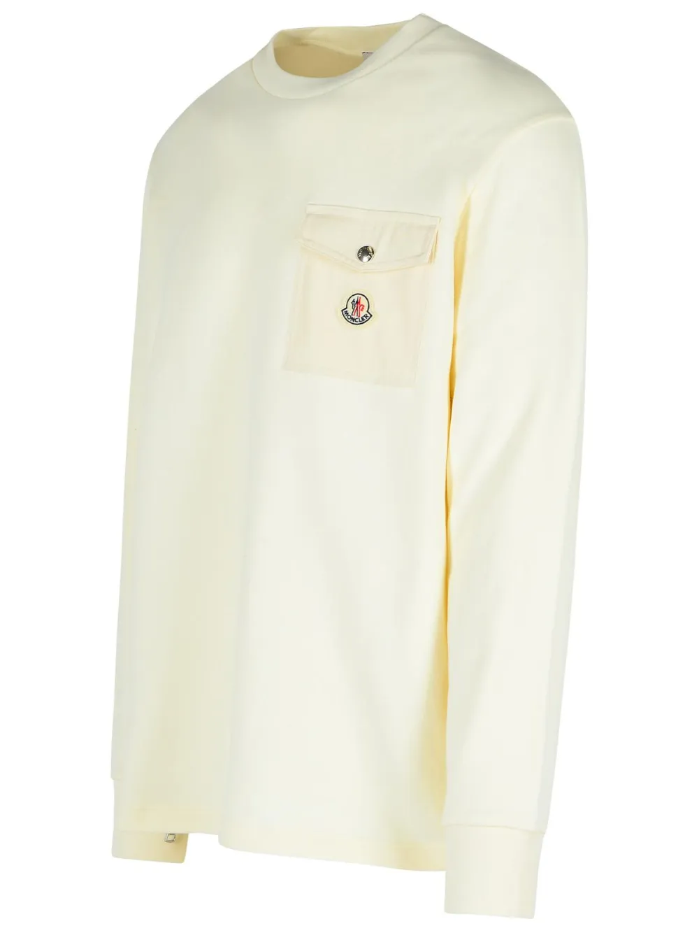 Moncler Sweater met ritszak aan de zijkant Beige
