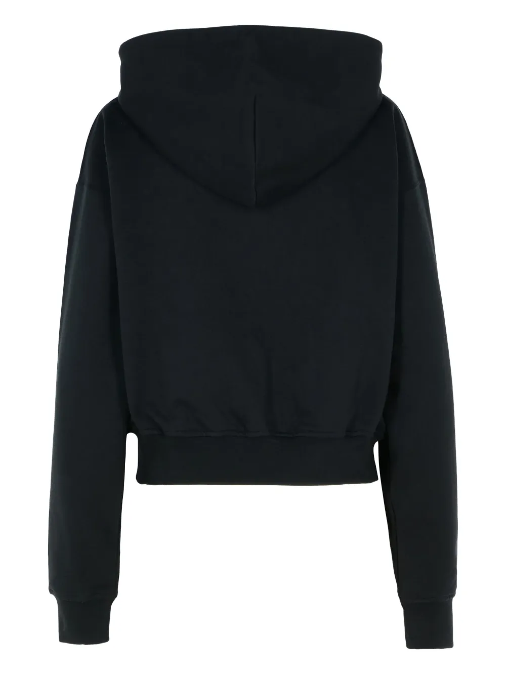 MOSCHINO JEANS drawstring-logo hoodie - Zwart