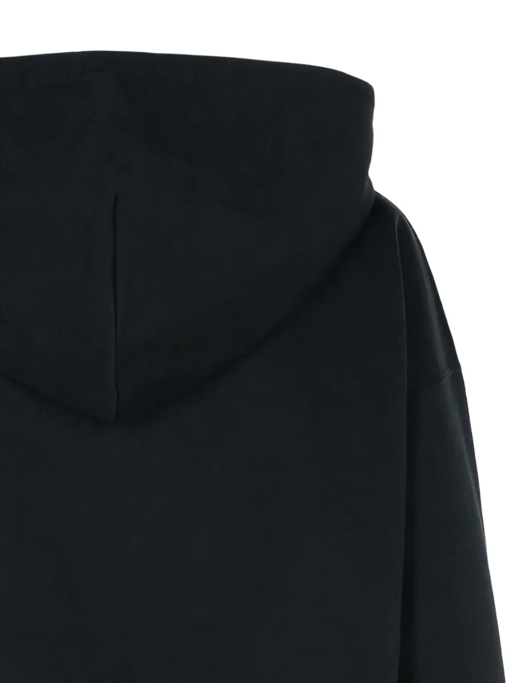 MOSCHINO JEANS Hoodie met trekkoord en logo Zwart
