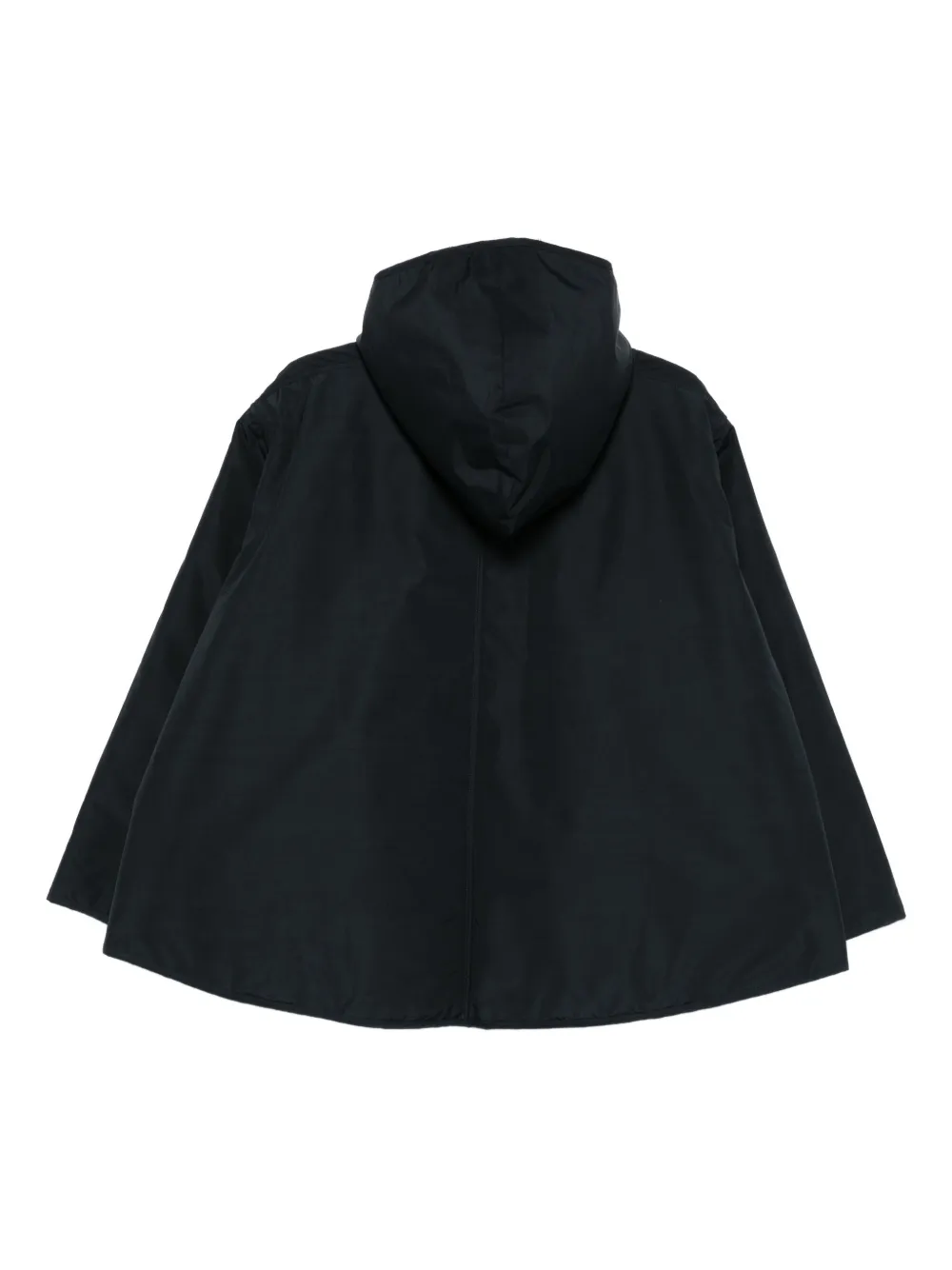 cape concept hooded zip-front jacket | Oversized Jackets | Image 2