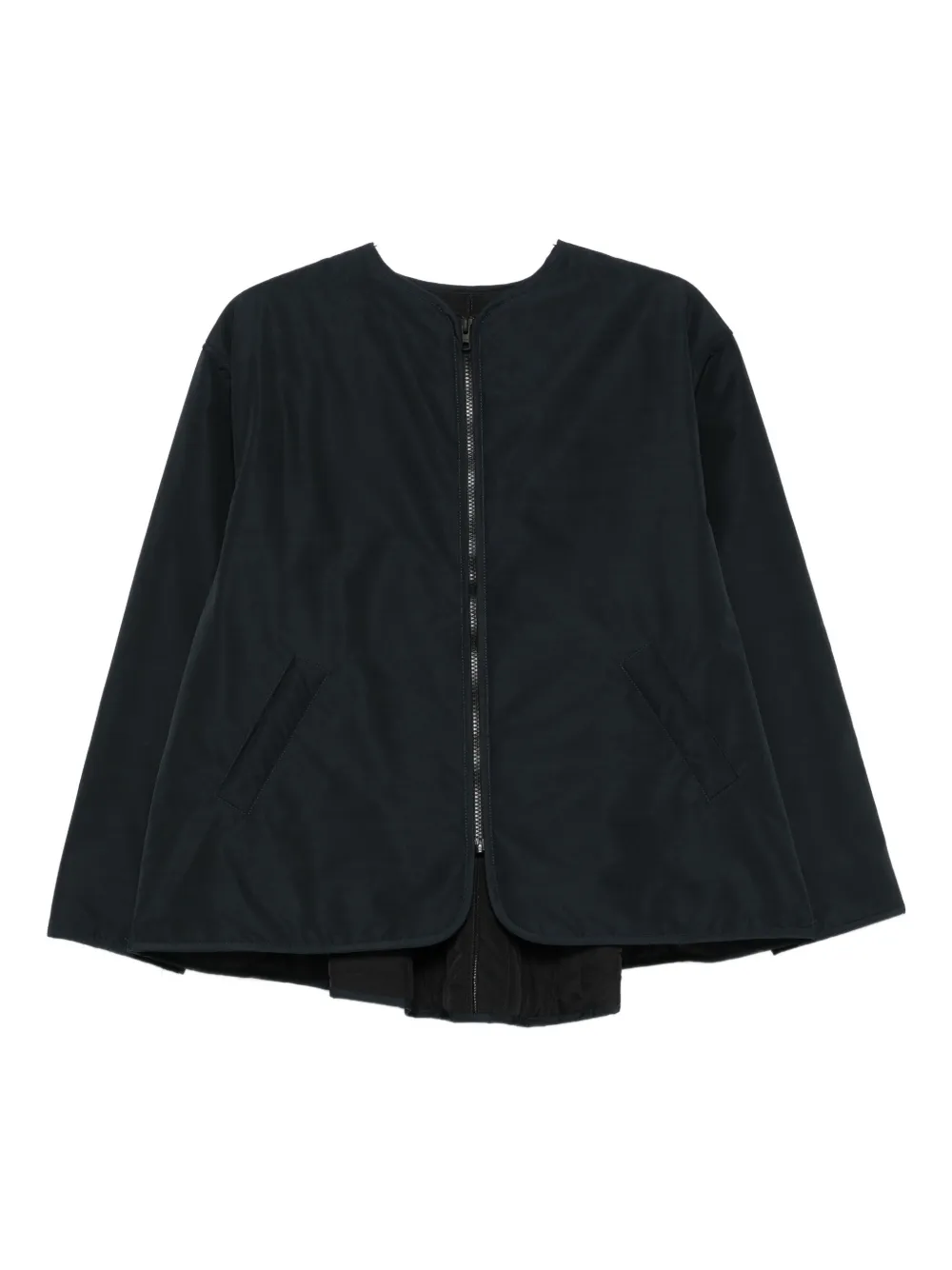 cape concept zip-front jacket | Blue | Image 1