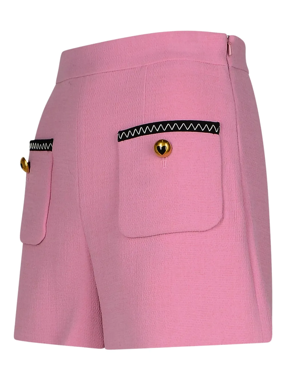 Moschino Shorts met opgestikte zak Roze