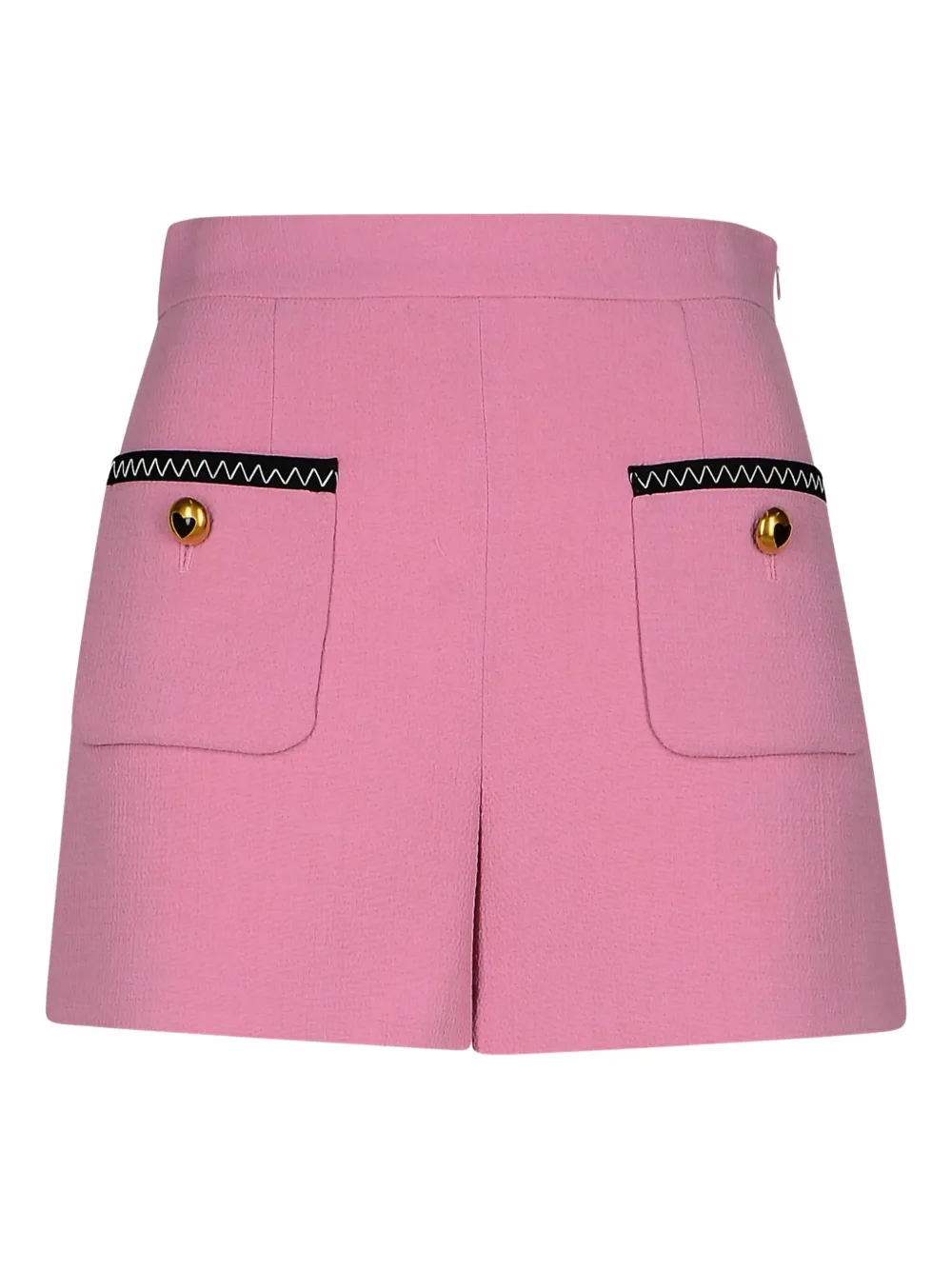 Moschino Shorts met opgestikte zak Roze