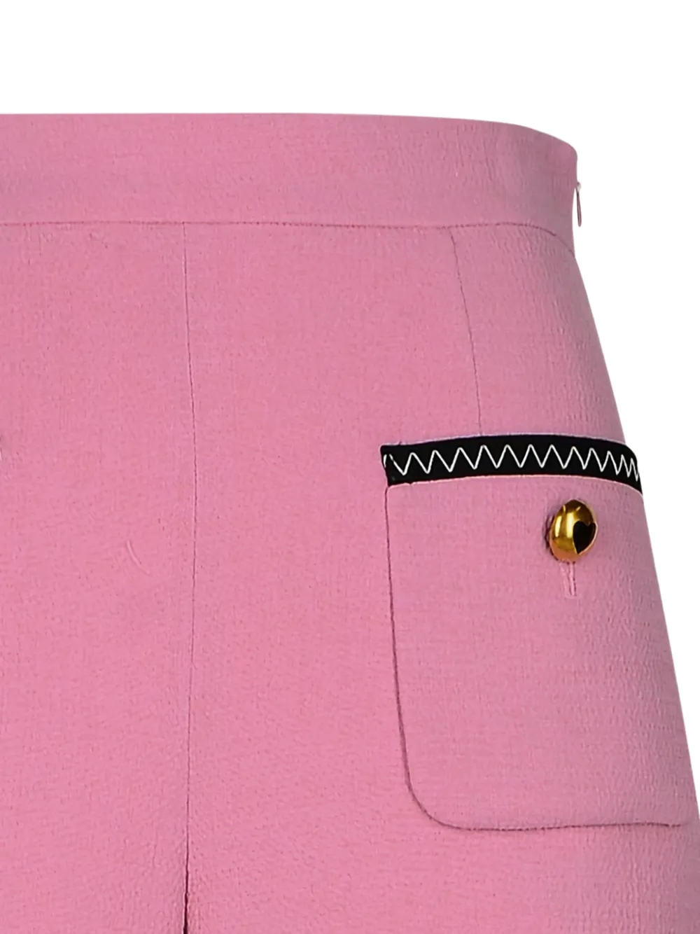 Moschino Shorts met opgestikte zak Roze