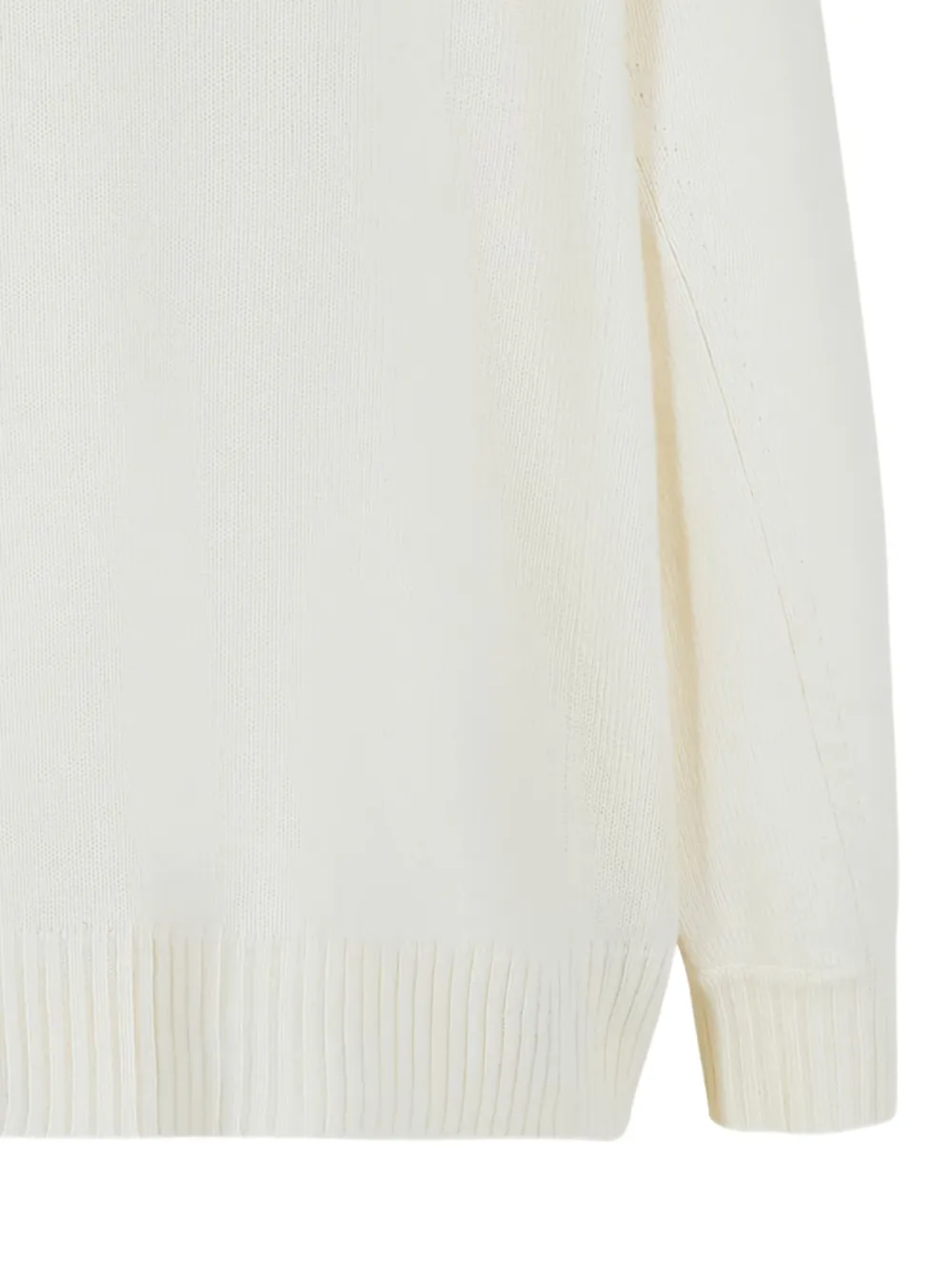 Max Mara Sweater met ronde hals en logo Wit
