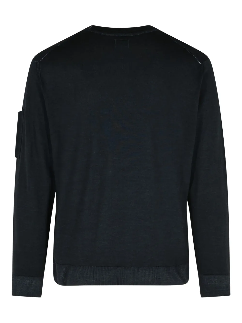 C.P. Company ribbed crew-neck pocket sweater - Zwart