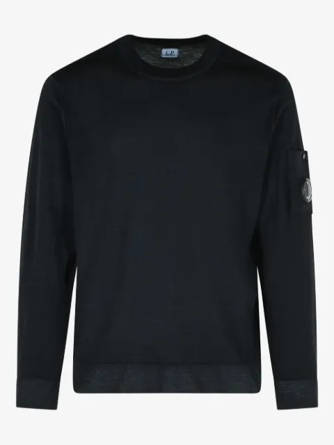 C.P. Company ribbed crew-neck pocket sweater