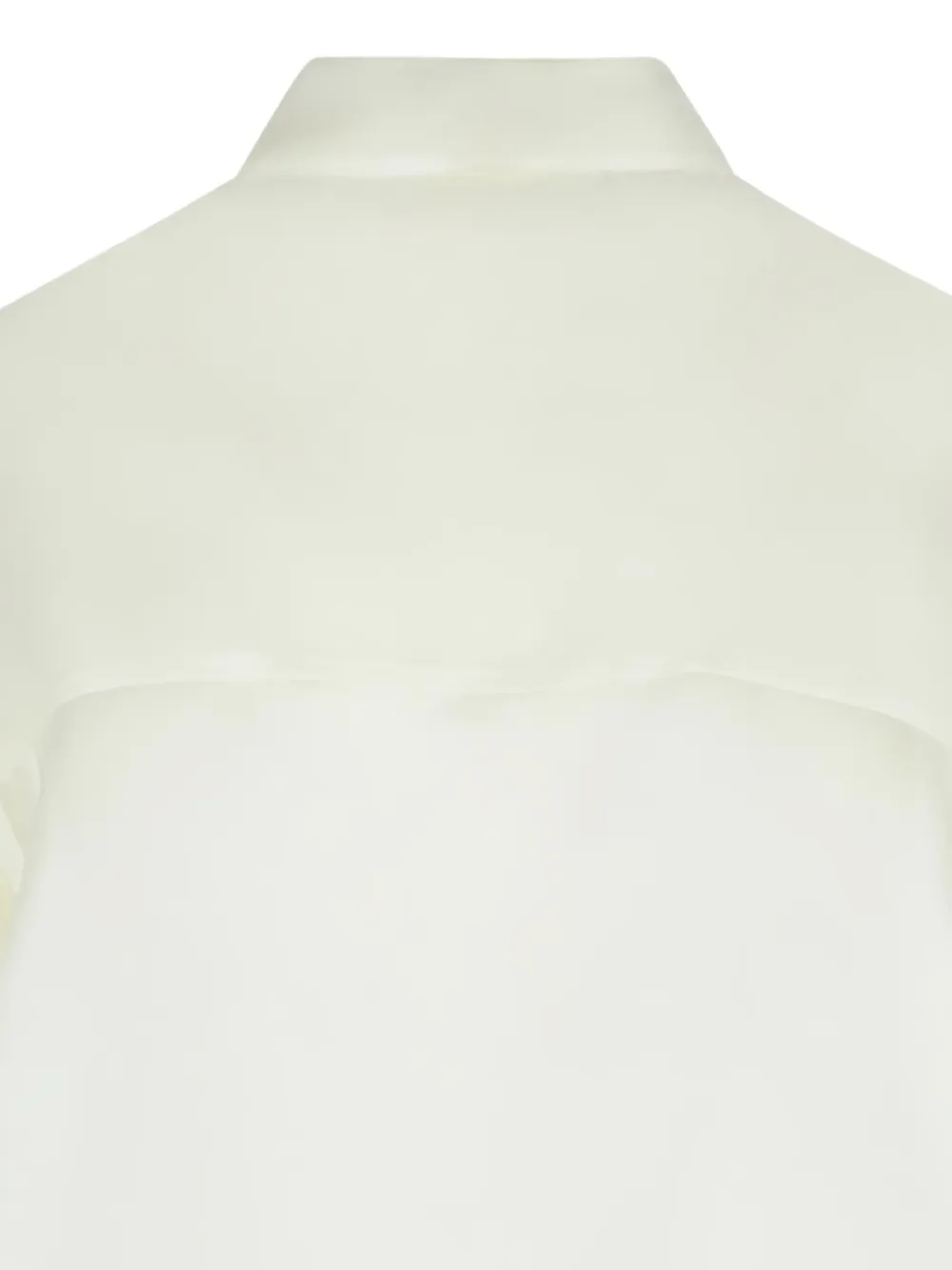 Khaite Keefe Pointed-collar Shirt In White