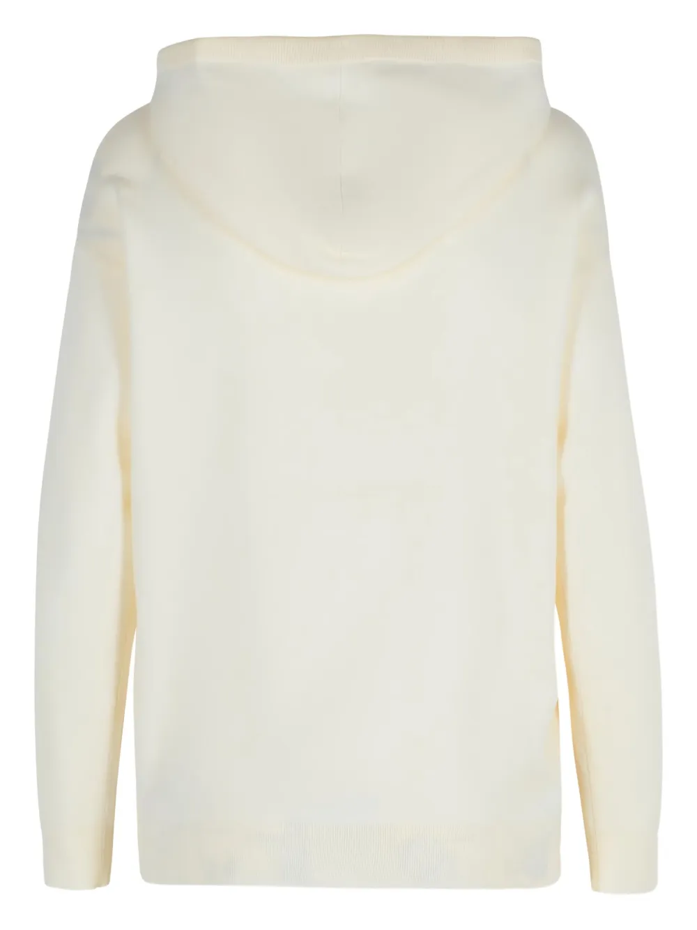 Max Mara logo-embellishment hoodie - Beige