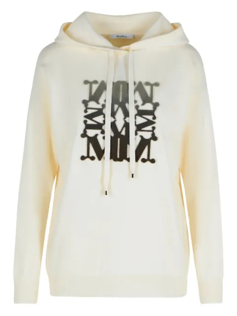 Max Mara logo-embellishment hoodie