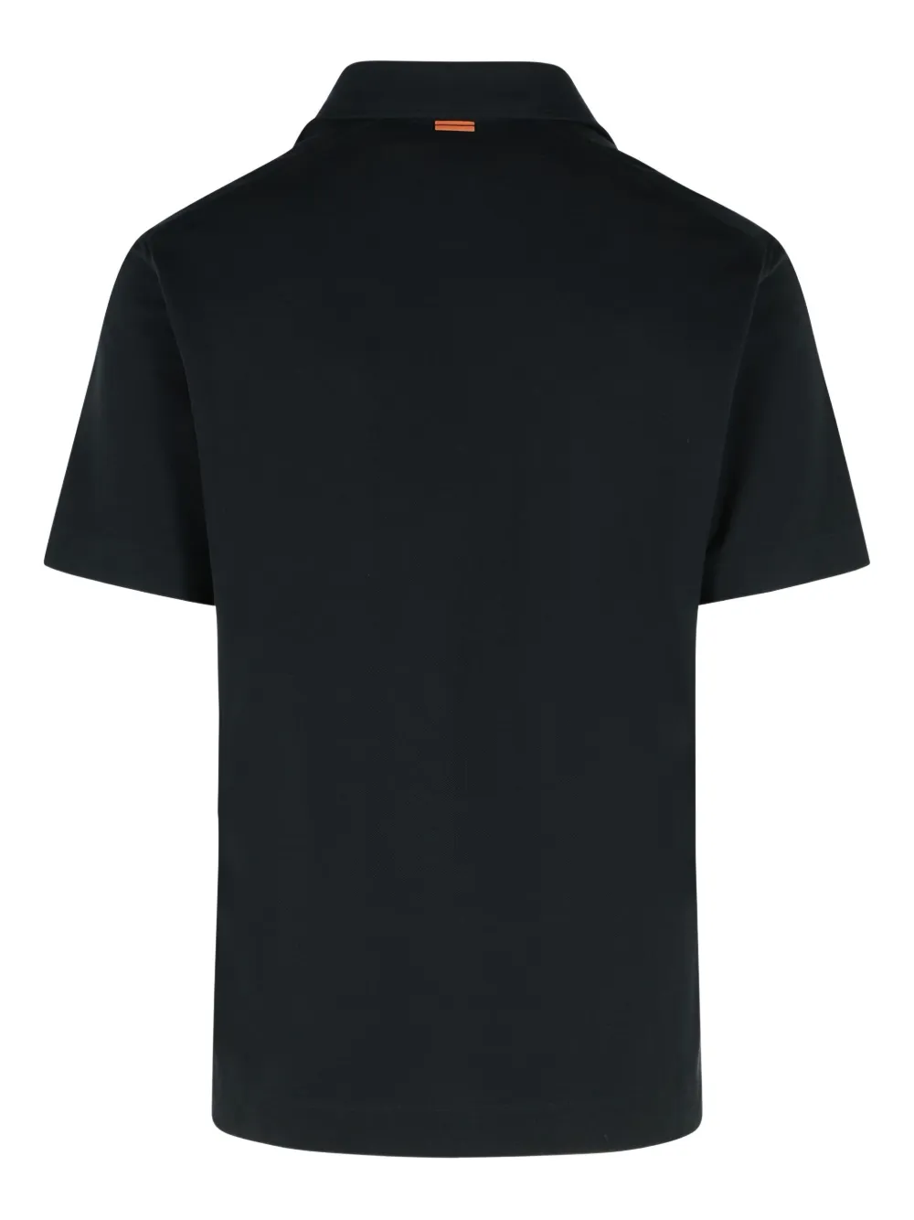 Zegna patch-pocket polo shirt - Zwart