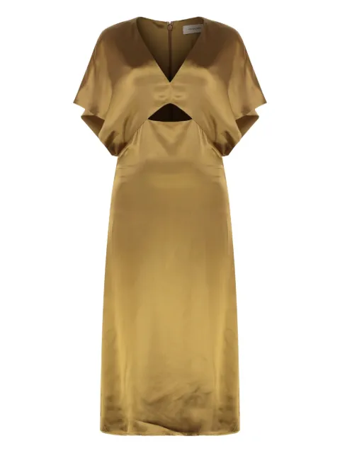 Yves Salomon cut-out midi dress
