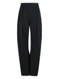 The Attico Gary pleated-front trousers - Black