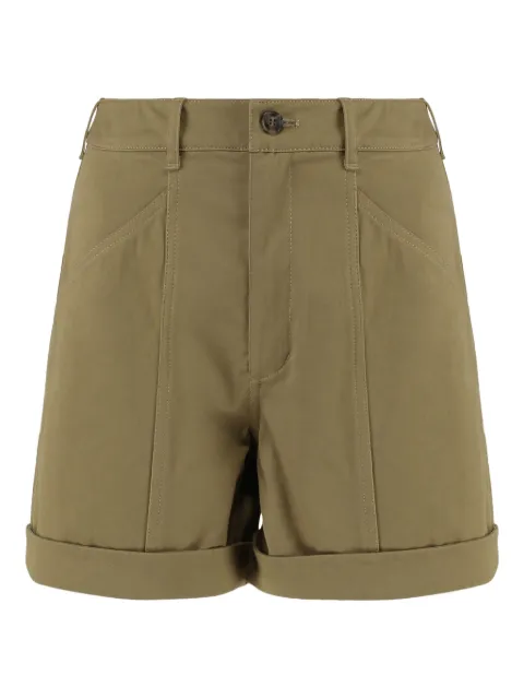 Yves Salomon cuffed cotton shorts