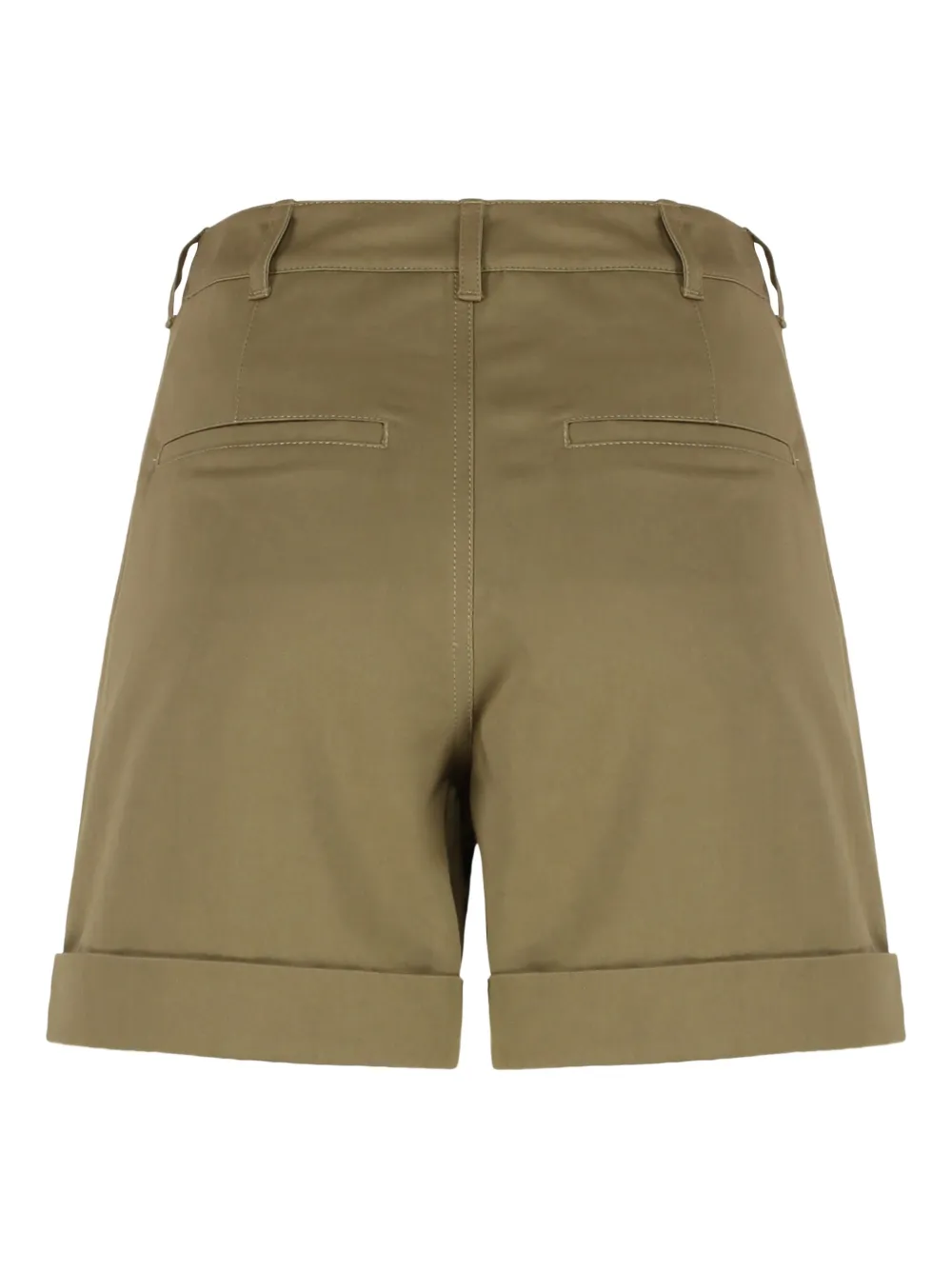 Yves Salomon cuffed cotton shorts | Tailored Shorts | Image 2