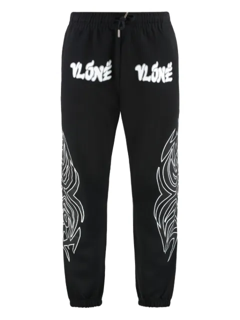 Vlone graphic-print elasticated-cuff sweatpants