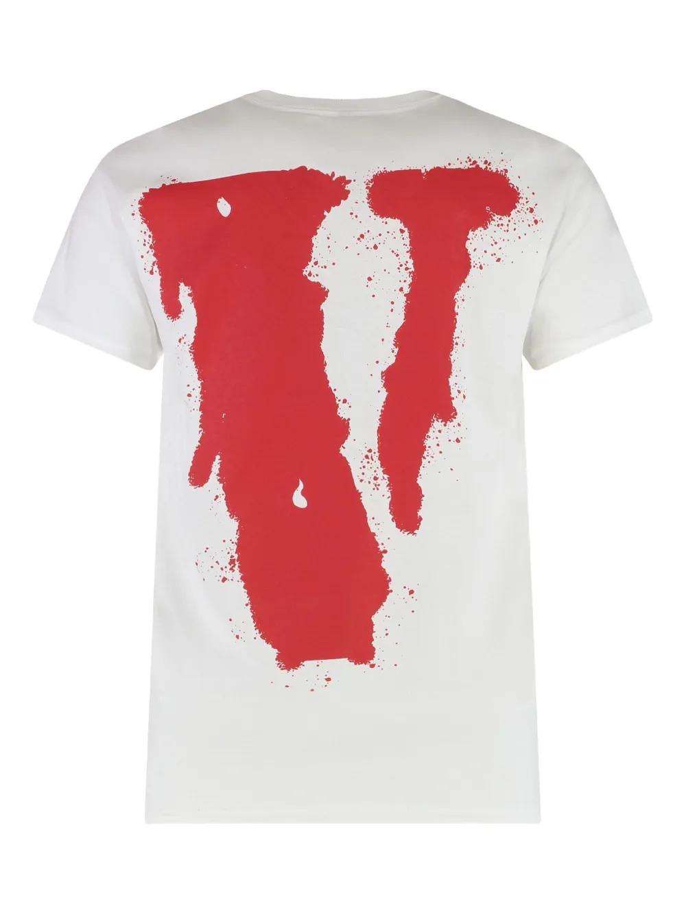 Vlone spray-paint print T-shirt - Wit