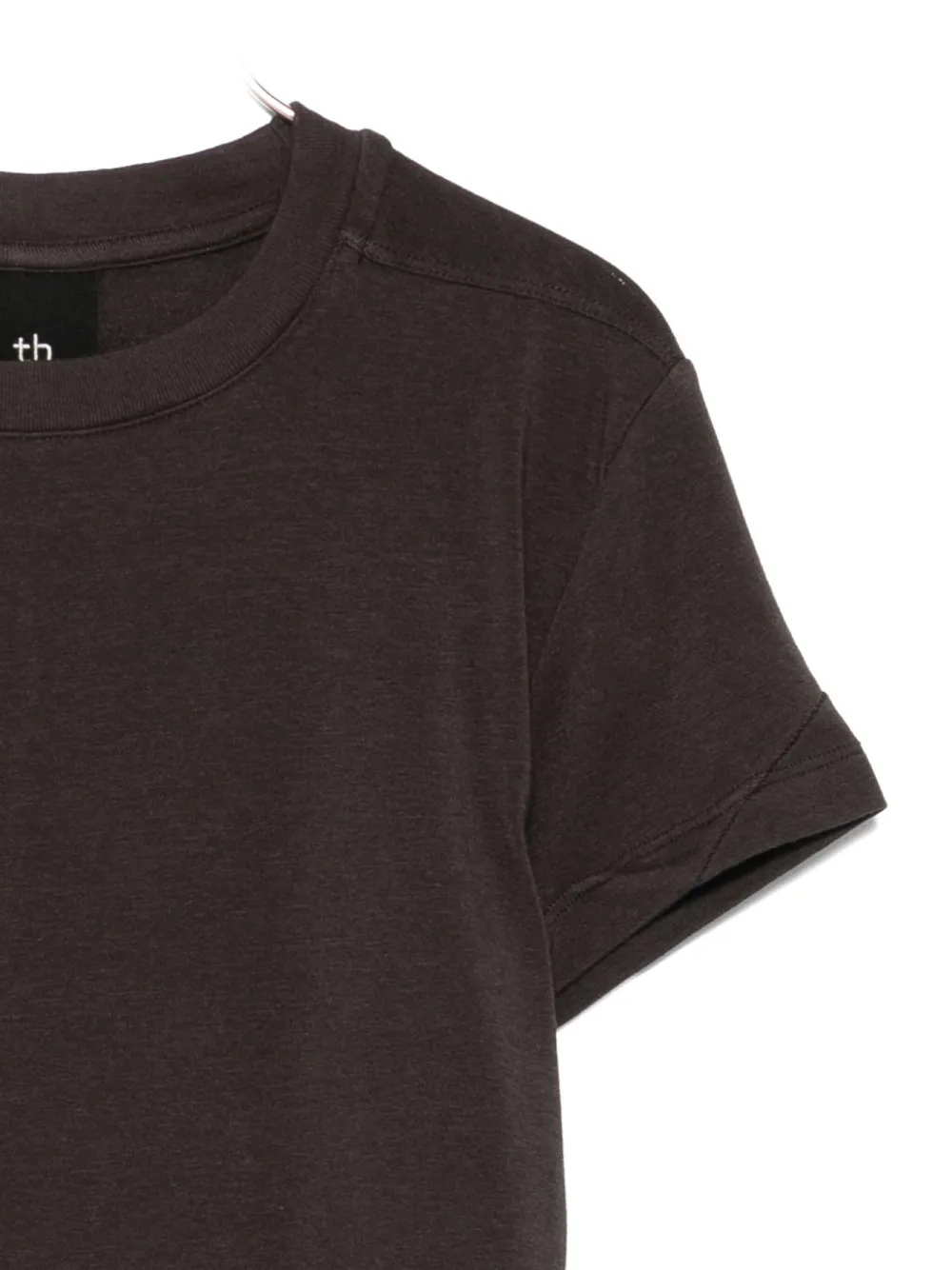 Thom Krom Short-sleeve Crew-neck T-shirt In Brown