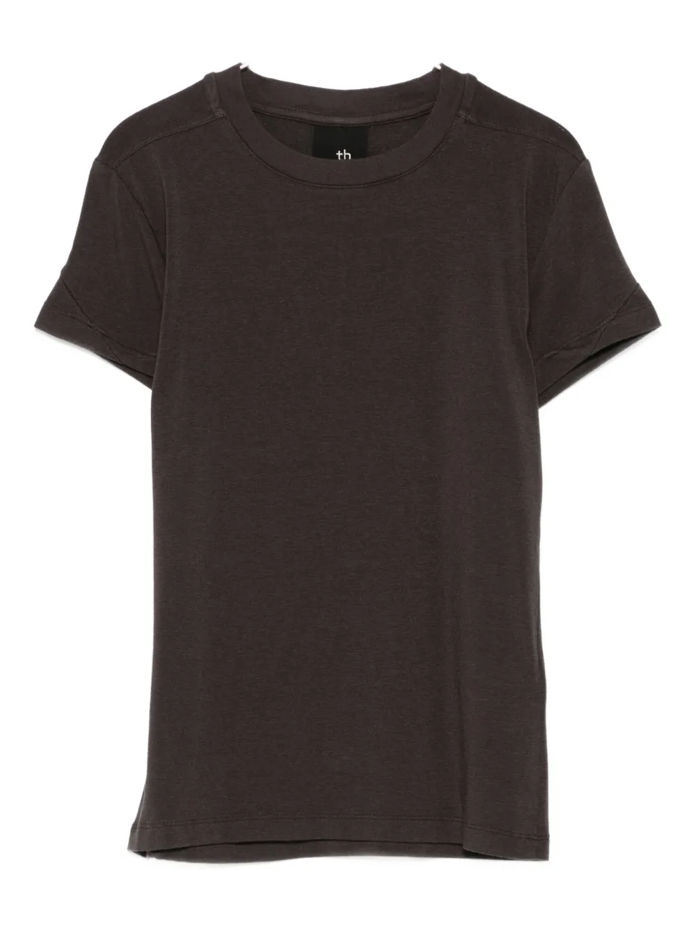 Thom Krom Short-sleeve Crew-neck T-shirt In Brown